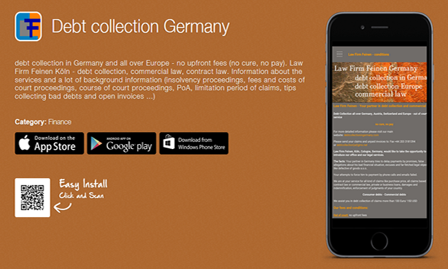 debt collection germany app